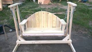 A little look at another porch swing glider.