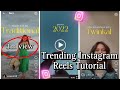 Trending instagram reels tutorial viral instagram reels editing tutorial youtube tutorial edit
