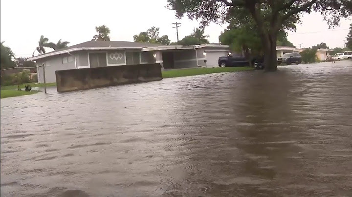 Flooding concerns for several parts of Fort Lauderdale due to looming threat of Tropical Storm Eta