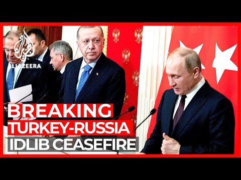 Erdogan, Putin announce Idlib ceasefire after Moscow meeting