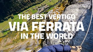 Via Ferrata Murren to Gimmelwald. The most famous Via Ferrata in Switzerland!