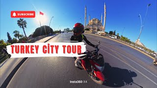 Turkey City Motorcycle Tour with Insta360 X4 | POV MotoVlog 