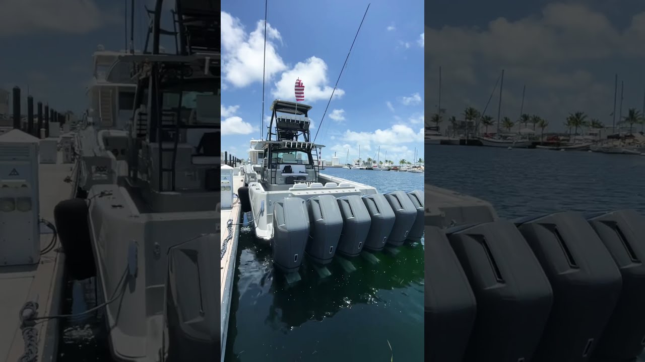 LARGEST CENTERCONSOLE IN THE WORLD The 65 HCB Sue Os Powerboat Fishing Yacht