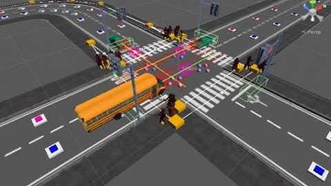 Unity3D - Road & Traffic System - Pedestrian System (Sneak Peak 2)