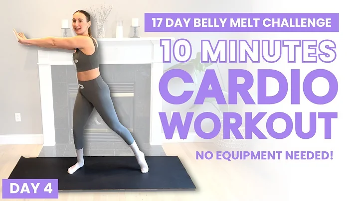 10-Min At Home Pilates Core Workout to Burn Belly Fat | Day 4 of 17 Belly Melt Workout Challenge