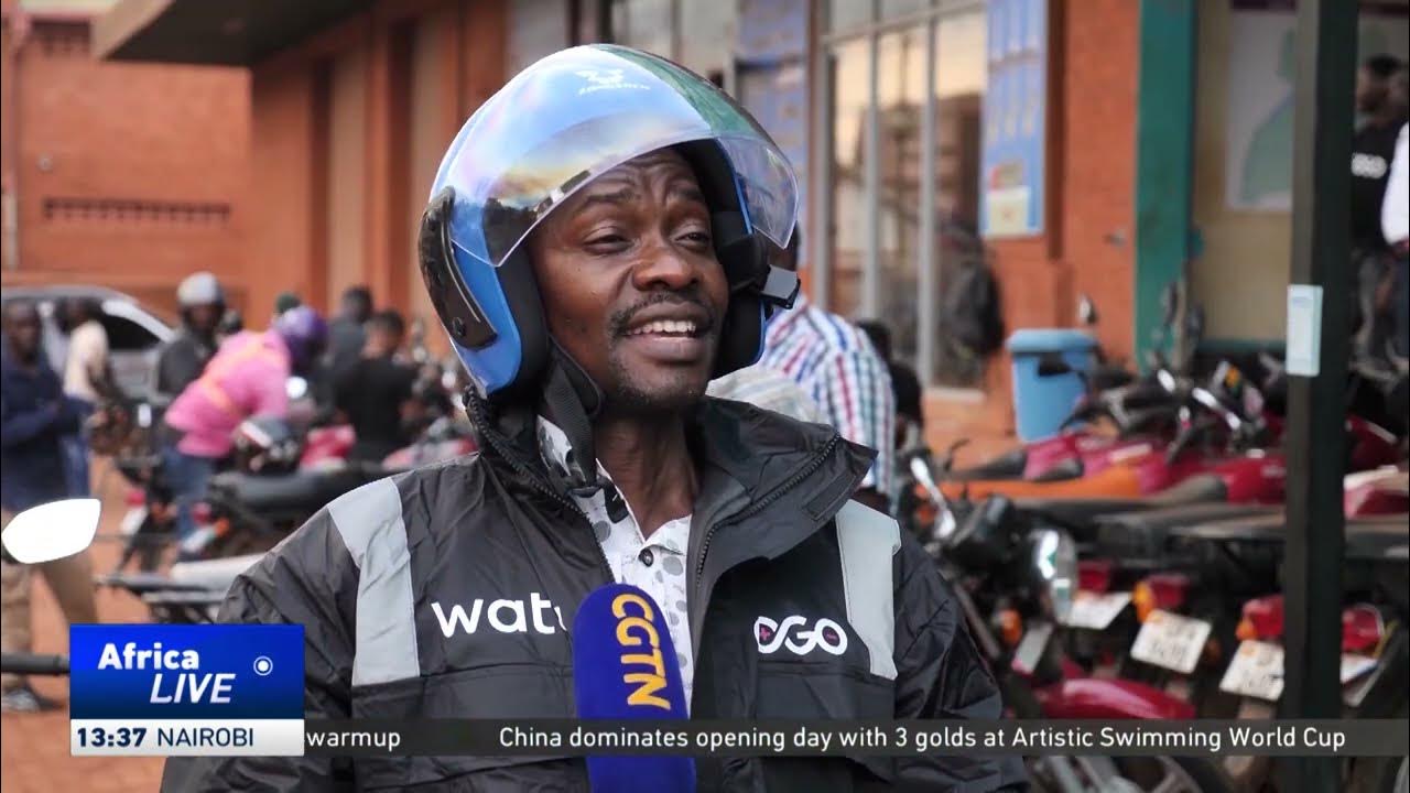 Uganda electrifying motorcycle taxis