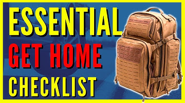 Get Home Bag ESSENTIALS | Get Home Bag Checklist (Get Home Bag Loadout)