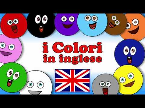 I Colori In Inglese Nuovi Sogni Youtube