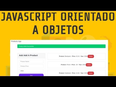 Aplicación de Productos con Javascript Orientado a Objetos