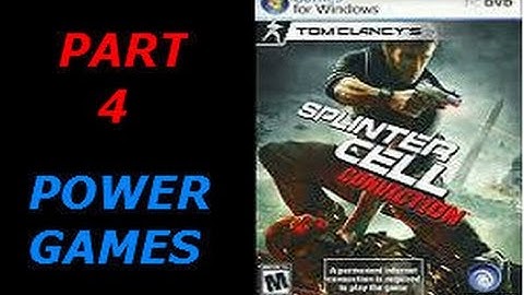 Splinter Cell Conviction Walkthrough Gameplay part 4  (No Commentary)