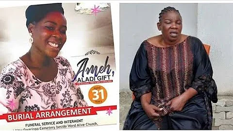 Nollywood Actress Ada Ameh Sing At Her Daughter's Br!l As She Finally Laid Her Only Child To Rest