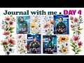 Squid Game 3 Art Journal | Journaling Challenge. Day 4 (ASMR with music)