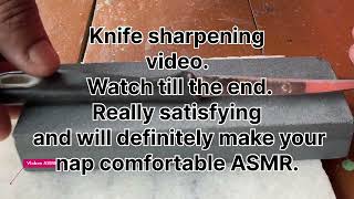 Knife sharpening video. Really satisfying and will definitely make your nap comfortable ASMR.