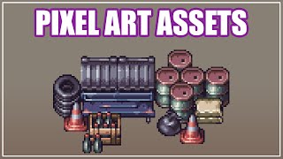 PIXEL ART TIME LAPSE  Video Game Assets