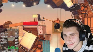 Getting Over It Speed Run in 1:49 (World Record) Walkthrough