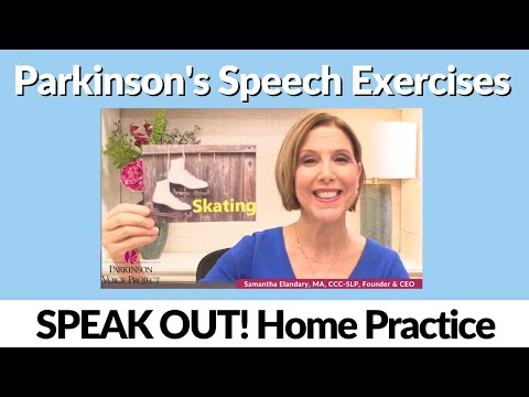 1/30/2024 Parkinson's Speech Exercises: Skating
