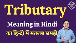 Tributary Meaning In Hindi Tributary Ka Matlab Kya Hota Hai English Vocabulary Words