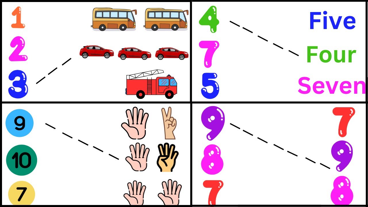 KG and LKG Math Worksheet l Basic math Addition For kids l Number ...