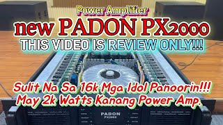 Review Only!!! PADON PX2000 Power Amplifier 2kw Per Channel #share #poweramplifier #padon #new