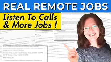 5 Remote Jobs Availalbe Today: Listen To Calls/ Review Email Plus More Remote Jobs Availalbe Today