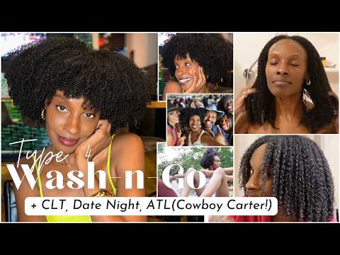 Defined Type 4 Wash-n-Go w. Innersense, Afroveda, & Redken | 1st (& Last) Date | Cowboy Carter