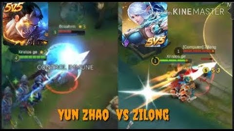 Yun zhao vs zilong (Heroes evolved,mobile legends)
