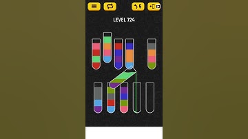 【Water Sort Puzzle】 Level 724