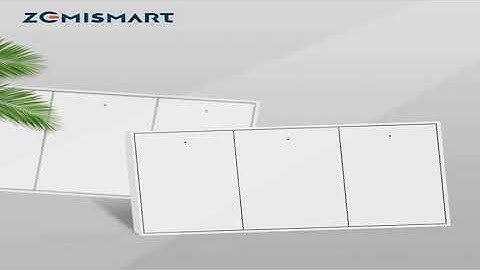 Zemismart Zigbee Push Wall Light Switches Work with Tuya Alexa Google Home Smartthings via