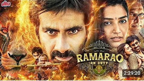 RamaRao On Duty (2025) Hindi Dubbed Full Movie | Ravi Teja New South Blockbuster | Rajisha, Anveshi