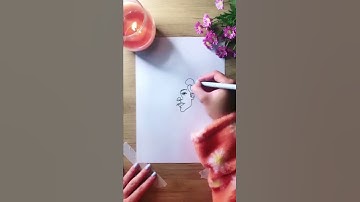 Drawing Harry Styles in one line without lifting my pen