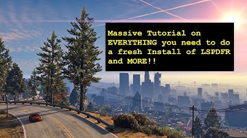 GTA V | LSPDFR | Tutorial | How to Start Your Police Career | Everything You Need AND Some!