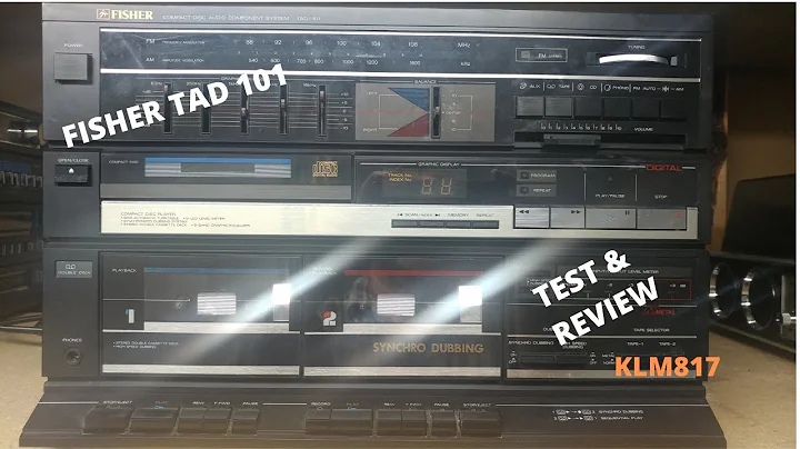 Fisher bookshelf system TAD-101 test and review