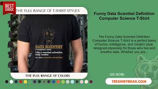 Funny Data Scientist Definition Computer Science T-Shirt
