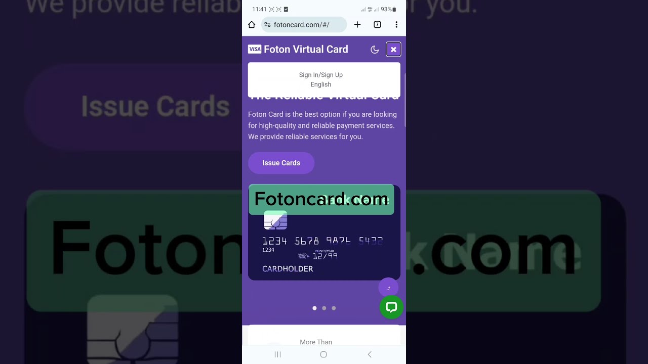 VCC VISA/MASTERCARD PROVIDER FOR ETSY EBAY DISCORD GOOGLE MINECRAFT NETFLIX SPOTIFY - FOTONCARD