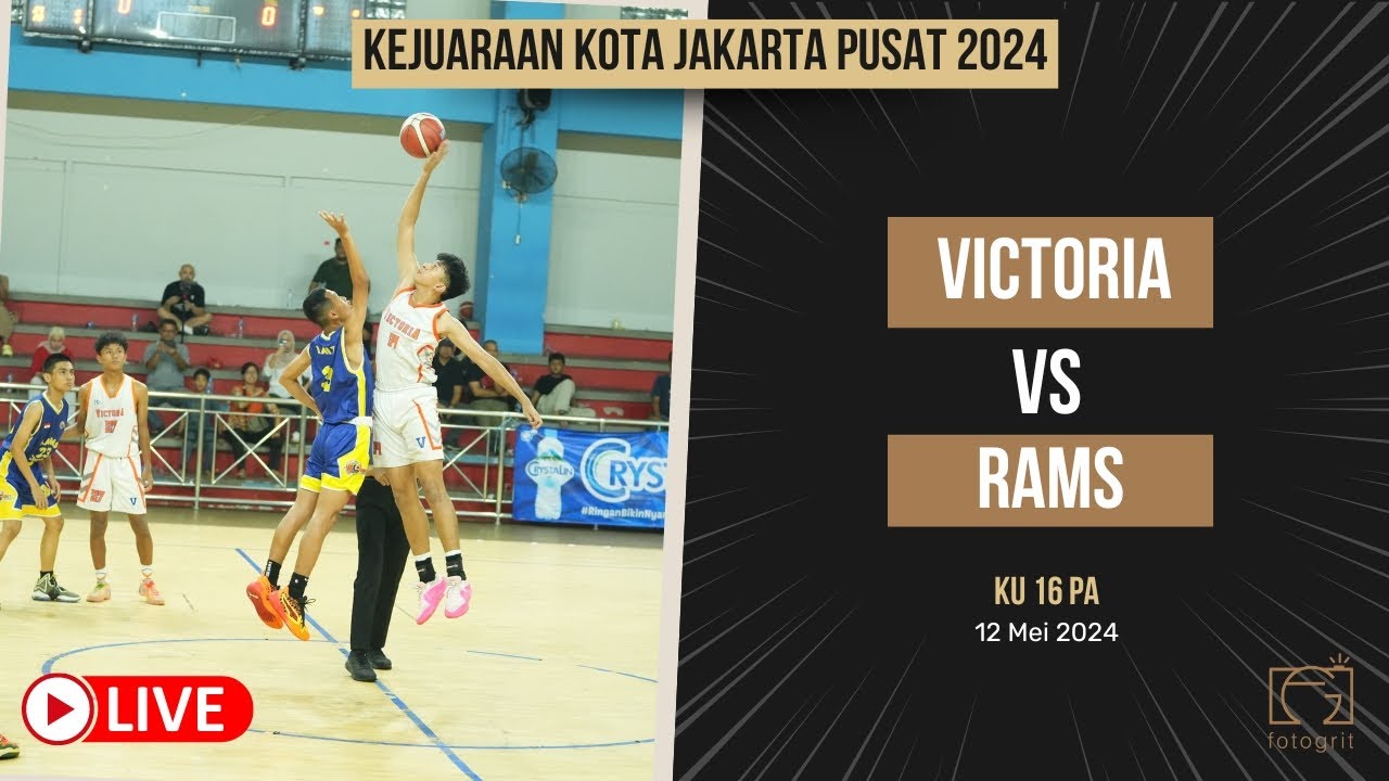 [KEJURKOT JAKARTA PUSAT 2024] VICTORIA VS RAMS KU-16 PUTRA - YouTube