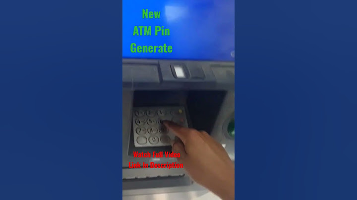 New ATM Card Pin Generation All Bank || ATM PIN Generate #atm #technicalburdak #shorts