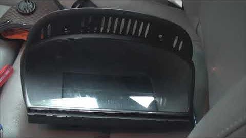 BMW E60 IDRIVE DISPLAY PROBLEM SOLVED