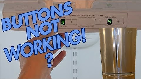 Whirlpool Fridge Temperature Control Buttons Not Working? EASY Fix