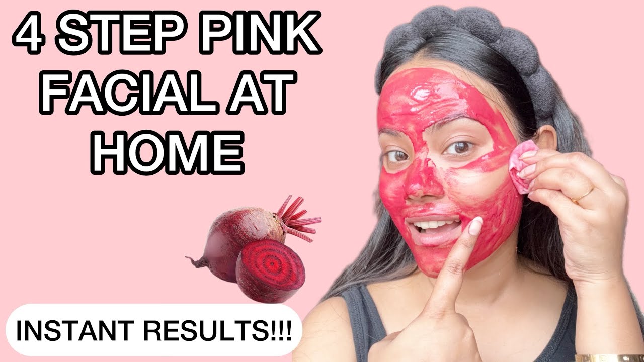 Beetroot facial at home | Beetroot facial for skin whitening | Beetroot facial at home step by step