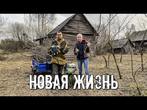 Подарили новую жизнь старому саду. Новым окнам в доме прадеда быть!