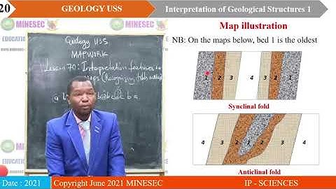 IP-SC Geology USS Lesson 70 Mapwork INTERPRETATION OF GEOLOGICAL STRUCTURES 1