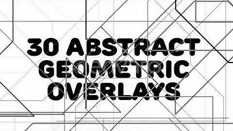Abstract Geometric Overlays Pack | Motion Graphics - Envato elements