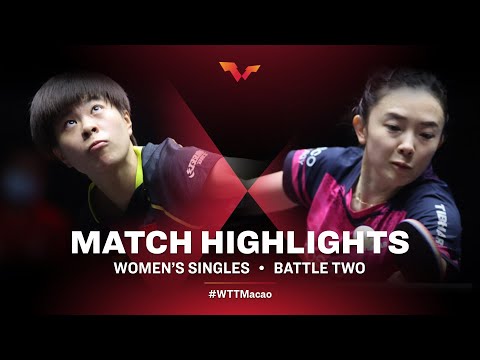 Wang Yidi vs Jeon Jihee | WTT Macao Battle Two HIGHLIGHTS