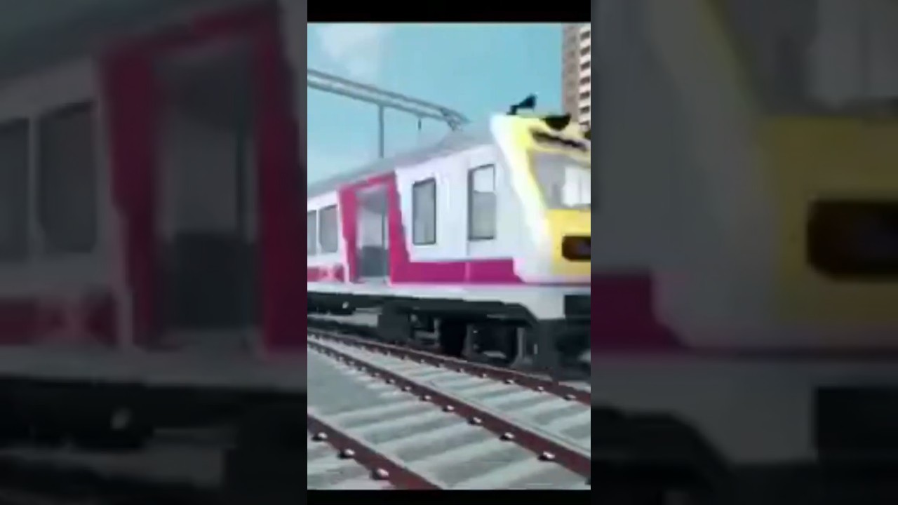 Fast Local Train Crossing Scene | RG Train Tech Demo 