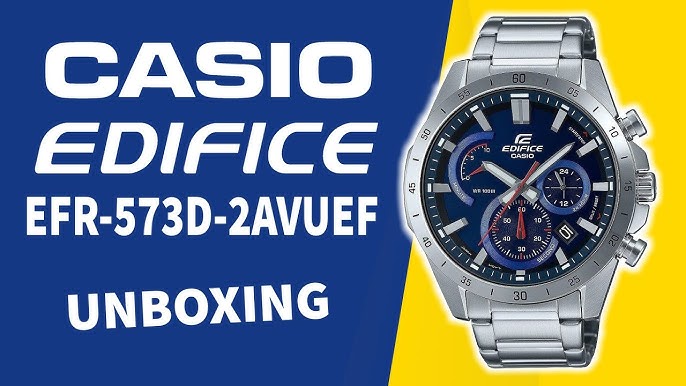 Casio - 2020 Module 5653 Chronograph Edifice EFR-571D-1A YouTube