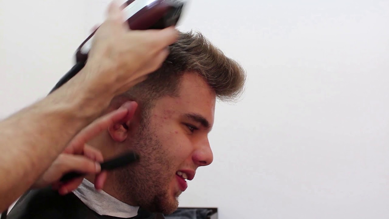 Corte Masculino Degradê com Razor Part