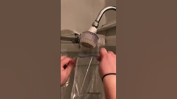 The best way to clean your shower head