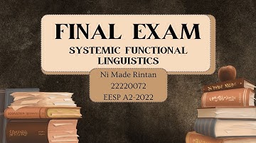 Textual Metafunction (Theme-Rheme)