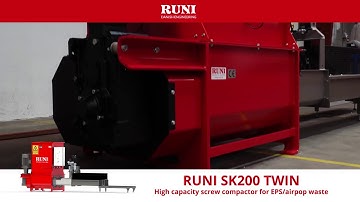 Sk200TWIN  EPS Screw Compactor RUNI