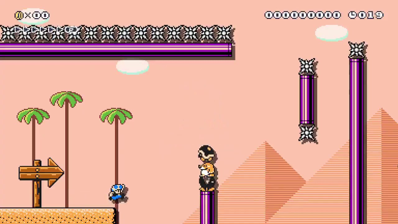 【SMM2】Lenient Linear Lilac 